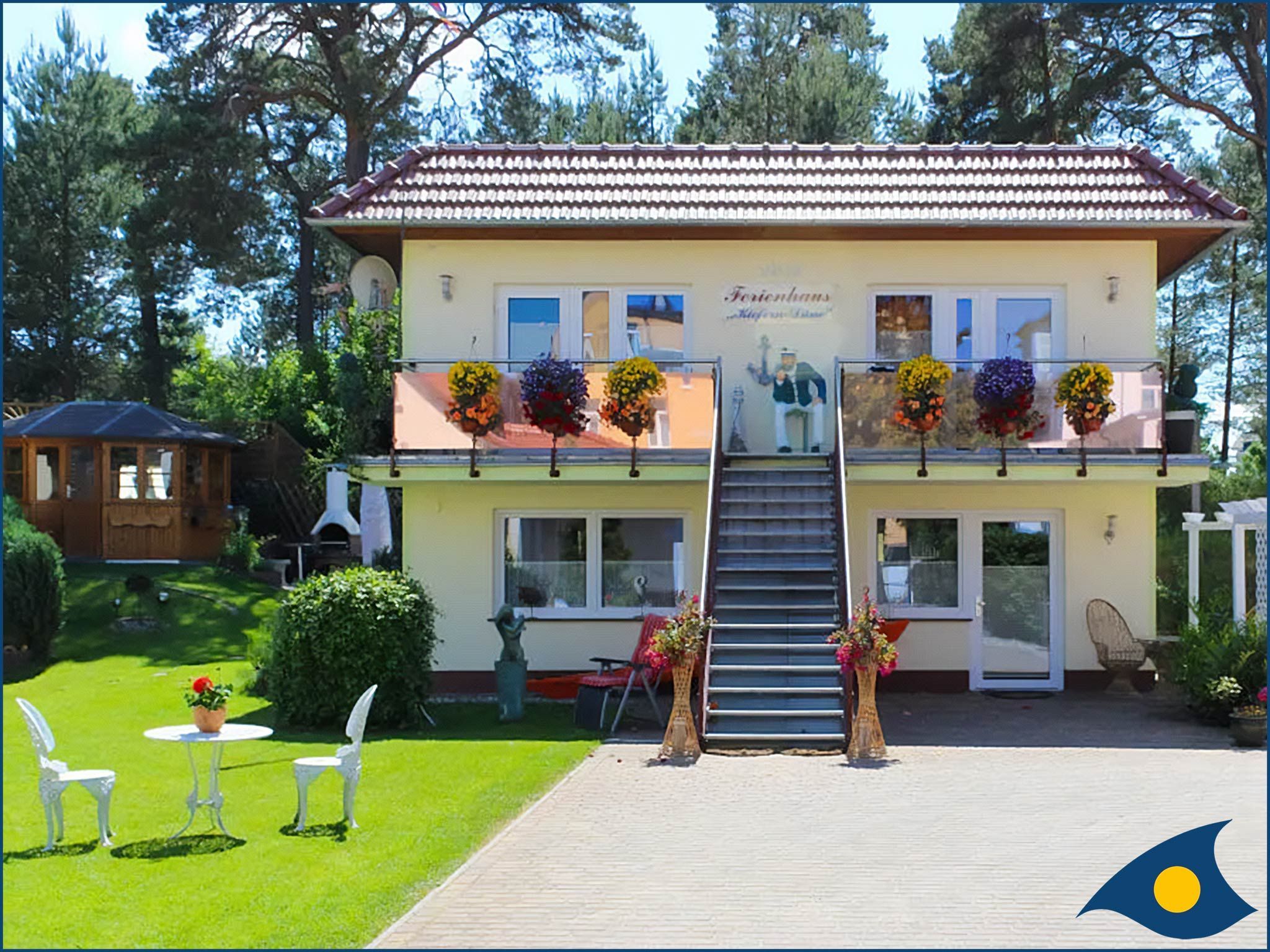 Haus Kiefernduene Balkonstudio rechts - Traumdomizil Usedom