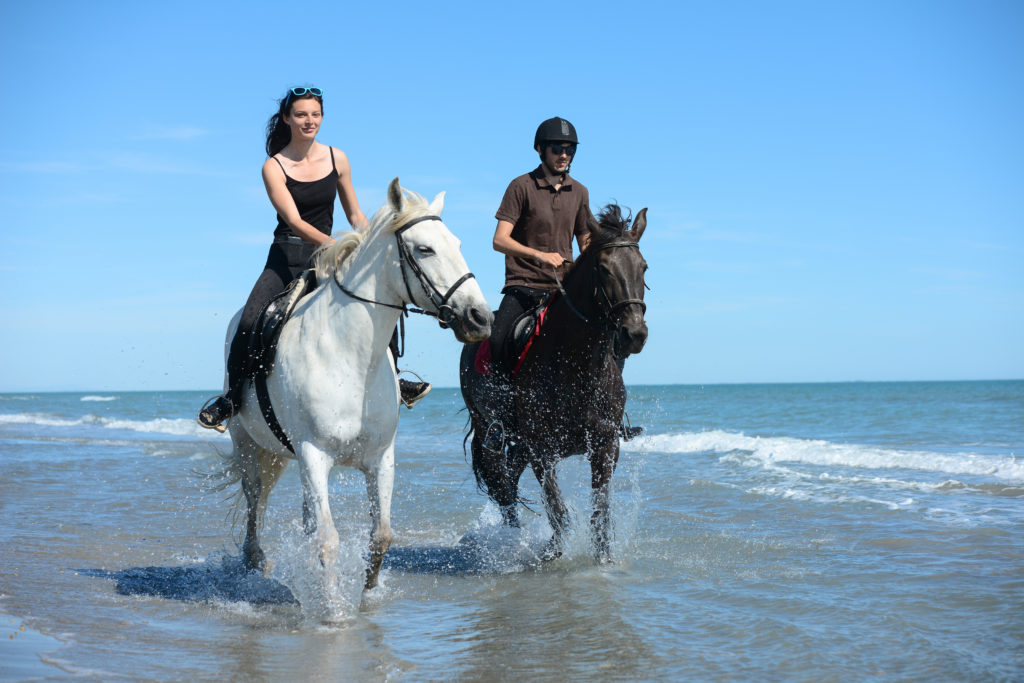 Reiten am Strand von Usedom