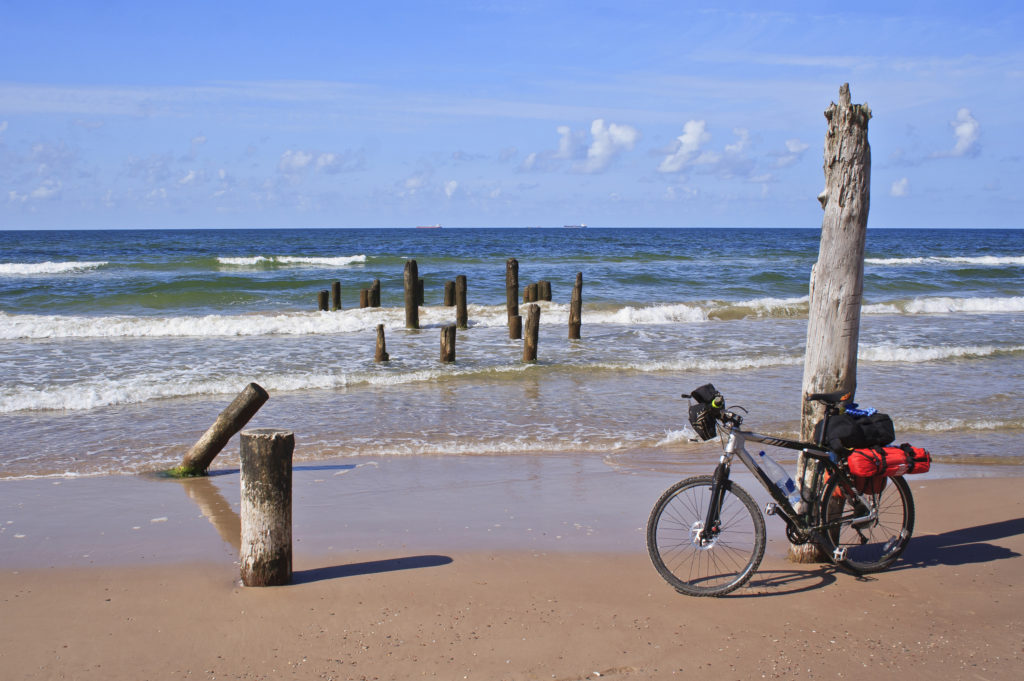 Fahrradfahren an der Ostsee