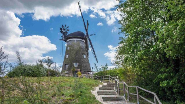 Historische Orte Achterland - Windmühle Benz