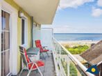 Dünen-Residenz B 14 - Balkon mit Blick auf die Ostsee