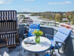 Dünen-Residenz B 19 - Balkon mit Sitzmöglichkeiten
