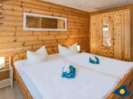 Haus Ückeritz Loggiawohnung - Schlafzimmer mit Doppelbett