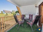 Haus Ückeritz Loggiawohnung - Balkon mit Sitzgelegenheit