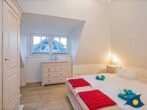 Haus Seemannsgarn - Schlafzimmer 3 mit Doppelbett im 1.OG