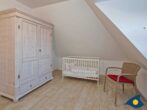 Haus Seemannsgarn - Schlafzimmer 2 mit Doppel- und Kinderbett im 1.OG