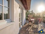 Haus Seemannsgarn - Terrasse mit Sitzmöglichkeiten und Strandkorb