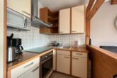 Ferienwohnung Mühlenidyll - offene Küche mit Küchenzeile