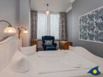 Haus Meerblick Whg. 02 - Schlafzimmer mit Doppelbett