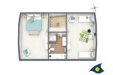 Fischerdorf Zirchow Zugvogel - Grundriss 1. OG