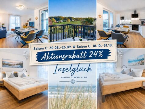 Bernsteinquartier Whg. 11 Inselglück, 17459 Loddin / Kölpinsee, Ferienwohnung