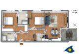 Bernsteinquartier Whg. 11 Inselglück - Grundriss