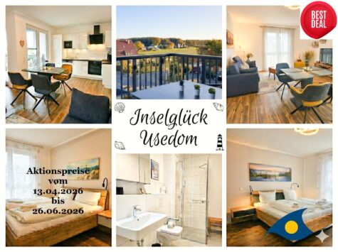 Bernsteinquartier Whg. 11 Inselglück, 17459 Loddin / Kölpinsee, Ferienwohnung