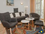 Villa Margot Whg. 33 - Wohnbereich mit Couch
