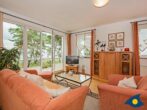 Villa Strandperle, Whg. 09 - offener Wohnbereich mit Meerblick