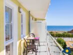 Dünen-Residenz B 10 - Balkon mit Blick auf die Ostsee