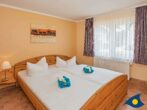 Ferienbungalow Ostend - Schlafzimmer mit Doppelbett