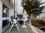 Dünenhaus Christa Whg. 03 - Terrasse mit Strandkorb