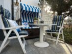 Dünenhaus Christa Whg. 03 - Terrasse mit Strandkorb