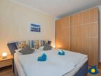 Appartementhaus Goethestrasse Fewo 19 - Schlafzimmer mit Doppelbett