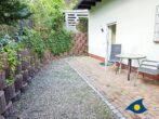 Haus Kiefernduene Bungalow rechts - kleine abgeschlossene Terrasse, sichtgeschützt