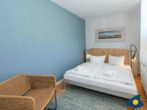 Blaue Stunde - Schlafbereich mit Doppelbett