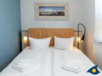 Blaue Stunde - Schlafbereich mit Doppelbett
