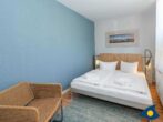 Blaue Stunde - Schlafbereich mit Doppelbett