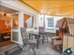 Dünenhaus Christa Whg. 04 - Terrasse mit Strandkorb