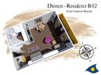 Dünen-Residenz B 02 - Grundriss