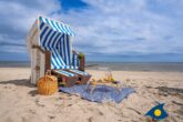 Fräulein Loddin Whg. Ole (inkl. Strandkorb) - zur Wohnung dazugehöriger Strandkorb