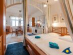 Villa Vineta Whg. 12 - Schlafbereich mit Doppelbett