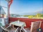 Villa Vineta Whg. 09 - Balkon mit Blick auf den Schloonsee