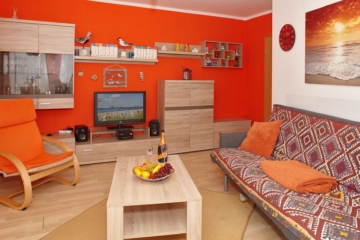 Wohnzimmer - Blaue Welle Whg. 10 JuLy
