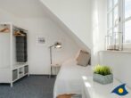 4-Sterne-Ferienhaus Anima mit Sauna, Kamin und Badeteich - Schlafzimmer 2 mit Doppelbett und Einzelbett