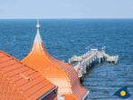 Villa Carola Whg. Möwennest - - Ausblick auf die Bansinder Seebrücke