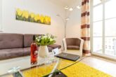 Villa Livia Whg. 01 /- - Wohnzimmer mit Zugang zum Balkon