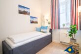 Villa Lucie-Else Whg. 04 Backbord - Schlafzimmer mit ausziehbarem Bett