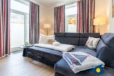 Villa Lucie-Else Whg. 04 Backbord - Wohnbereich mit Schlafcouch